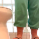 A woman sits down on a toilet while strangely humming to herself. She pisses, farts, and takes a shit, then wipes when finished. Only her hips and legs can be seen. Presented in about 720P HD. Over 2.5 minutes.